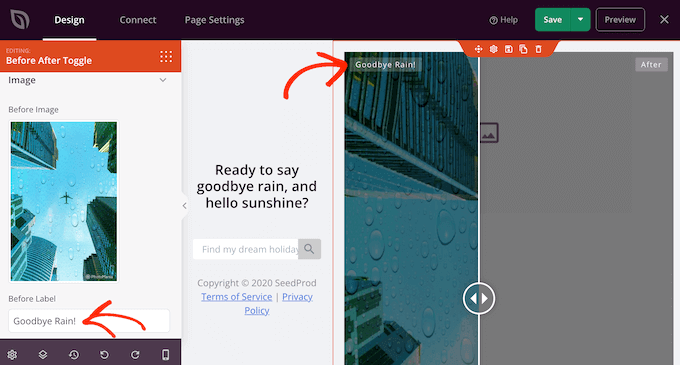 Creating a before and after image using a page builder plugin Creating a before and after image using a page builder plugin