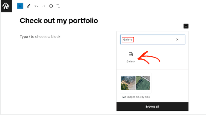 How to add a gallery in WordPress How to add a gallery in WordPress