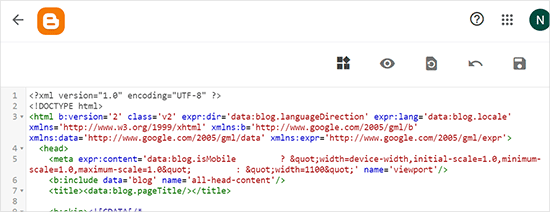 Blogger theme editor Blogger theme editor
