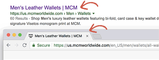Ejemplo de título SEO Ejemplo de título SEO