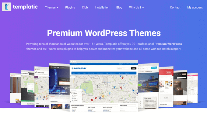 Negozio di temi Templatic Negozio di temi Templatic