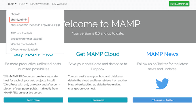 How to launch WordPress' PhpMyAdmin How to launch WordPress' PhpMyAdmin