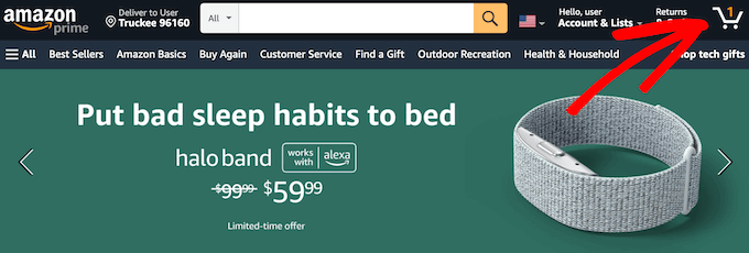 Amazon cart button Amazon cart button