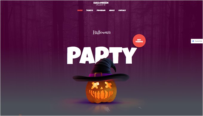 Modello di Halloween di Astra