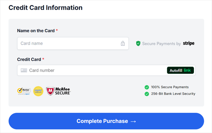 Imagely pay and checkout