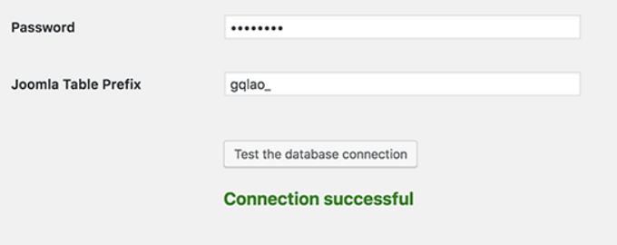 Connessione riuscita