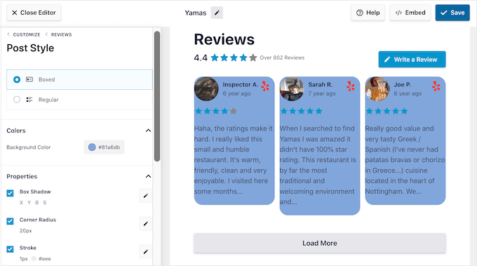 Adding a boxed layout style to a review feed in WordPress Adding a boxed layout style to a review feed in WordPress