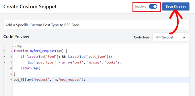 Adding specific custom post type to RSS feed Adding specific custom post type to RSS feed