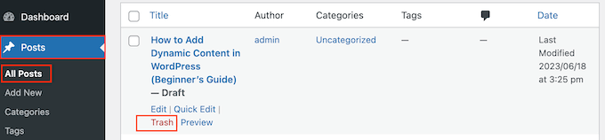 WordPressブログ投稿を一括削除する方法