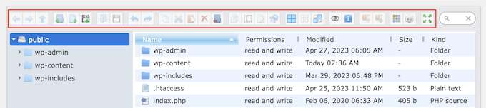 Editarea fișierelor și folderelor folosind un manager de fișiere WordPress