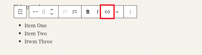 Add link block editor WordPress Add link block editor WordPress