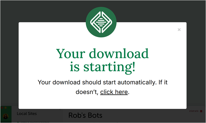 Waiting to download Local WP Waiting to download Local WP