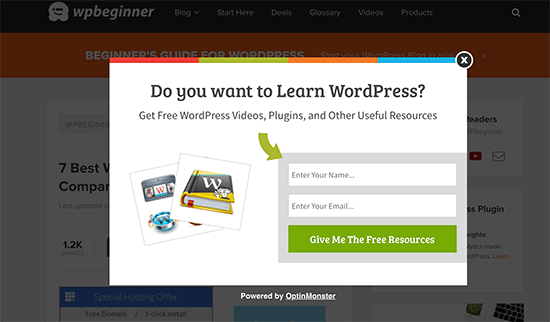 Using OptinMonster to grow your email subscribers Using OptinMonster to grow your email subscribers