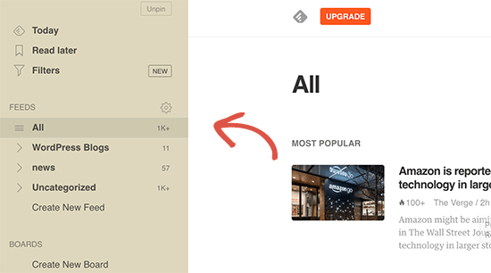 Organize your RSS feed subscriptions Organize your RSS feed subscriptions