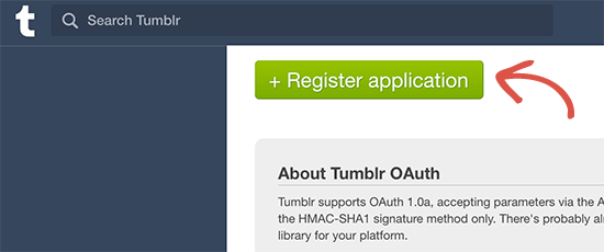 Register app Register app