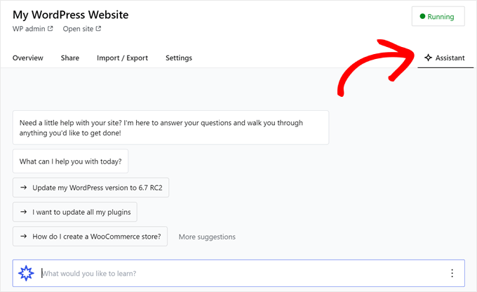 Using the Studio by WordPress.com AI assistant Using the Studio by WordPress.com AI assistant
