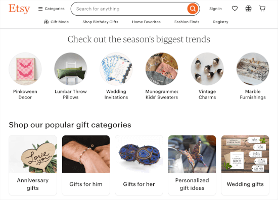 Etsy stores Etsy stores