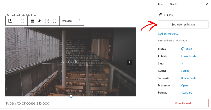 Featured image option