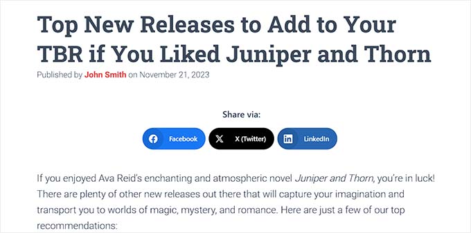 Social sharing buttons preview Social sharing buttons preview