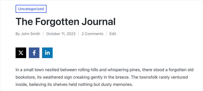 Novashare Share Buttons on our Demo Site Novashare Share Buttons on our Demo Site