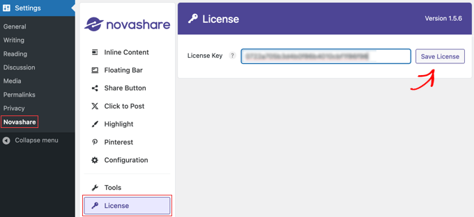 Activate Your Novashare License Activate Your Novashare License