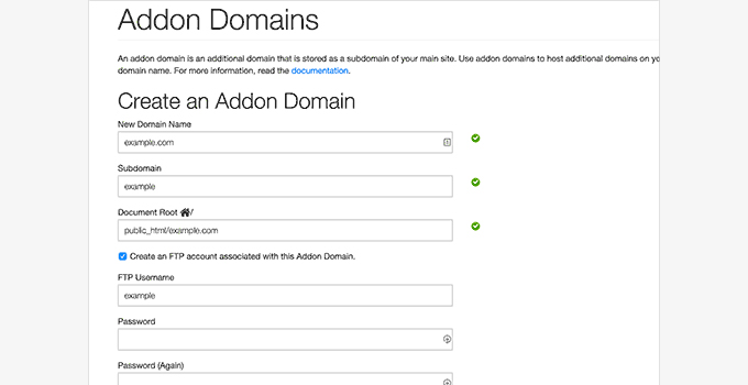 Adding domain hosting