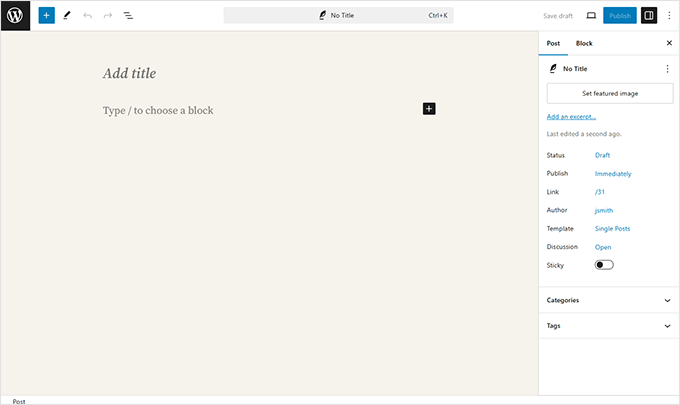 Block editor in WordPress Block editor in WordPress
