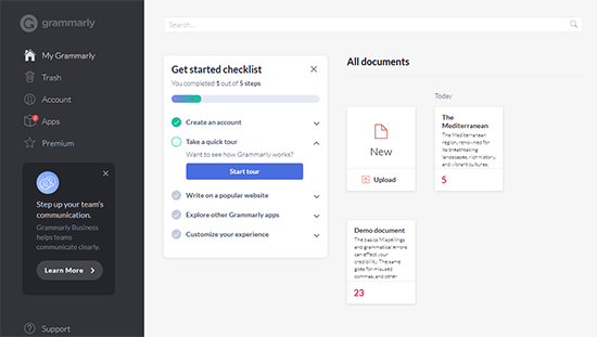 Grammarly app Grammarly app