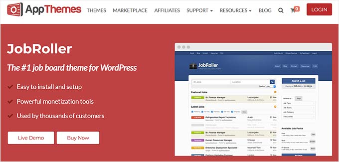 An example of a job board WordPress theme An example of a job board WordPress theme