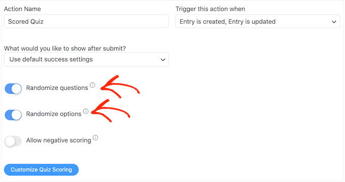 Slumpmässig ordning på frågor i ditt onlinequiz Slumpmässig ordning på frågor i ditt onlinequiz