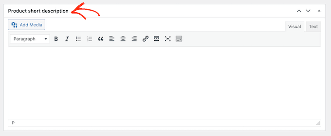 Adding a short product description in WooCommerce Adding a short product description in WooCommerce