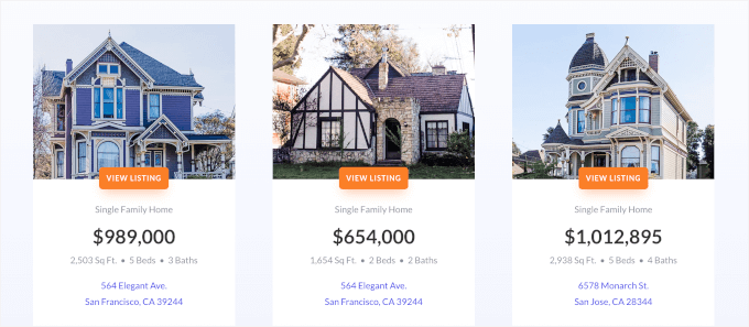 Divi's listing grid Divi's listing grid