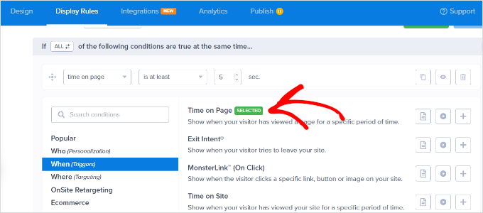 Regeln für die Anzeige von Zeit auf der Seite Regeln für die Anzeige von Zeit auf der Seite