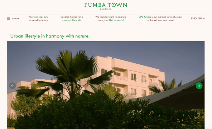 Real estate site example Real estate site example