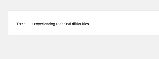 Technical difficulties Technical difficulties