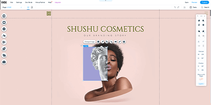 Wix Website Builder Interface Wix Website Builder Interface