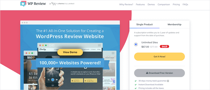 WP Review Pro WP Review Pro