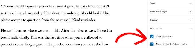 Enable blog post comments Enable blog post comments