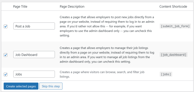 Create job pages for your site Create job pages for your site
