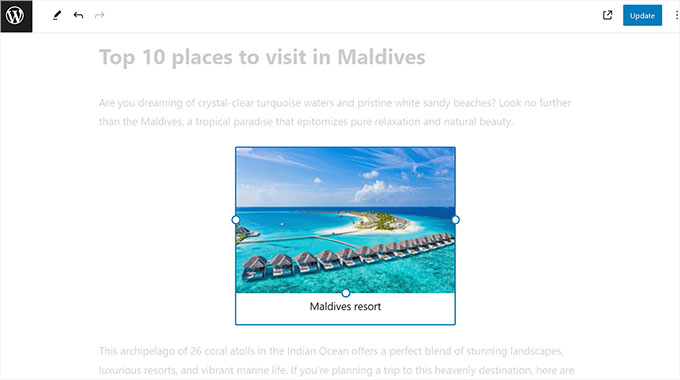 Distraction free mode preview Distraction free mode preview