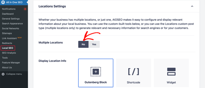 Setați locații multiple la Nu Setați locații multiple la Nu
