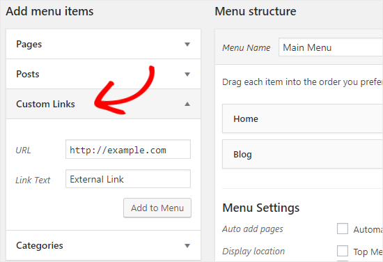 Add Custom Link to Navigation menu in WordPress Add Custom Link to Navigation menu in WordPress