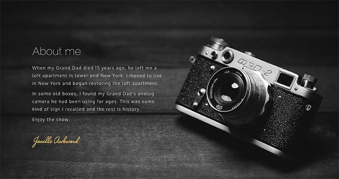 Beaver Builder Fotografia