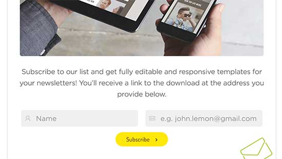 content upgrade example