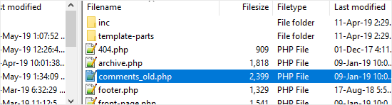 Rename comments php file Rename comments php file