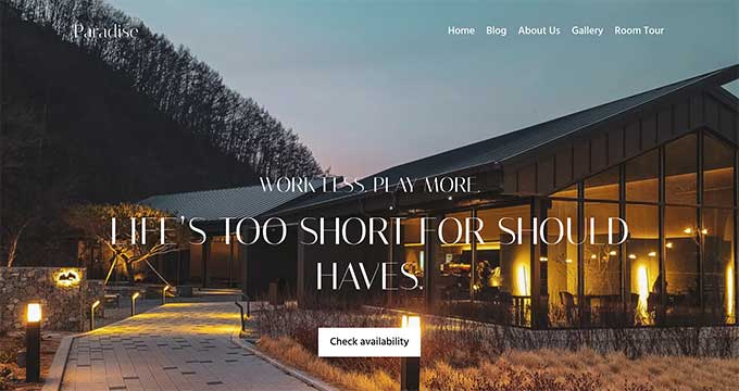 SeedProd Hotel Theme Builder SeedProd Hotel Theme Builder