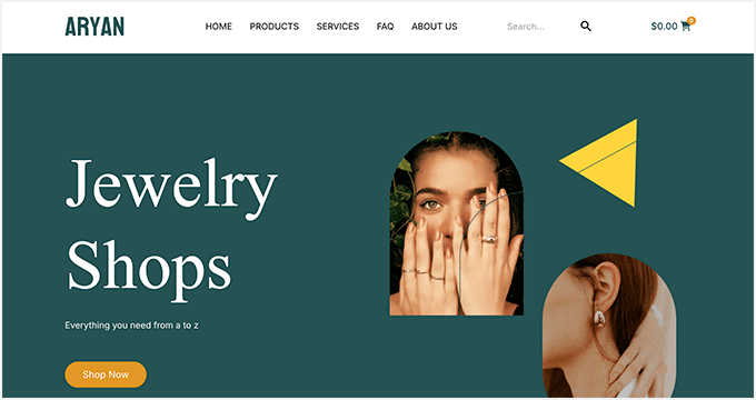 SeedProd Negozio di gioielli