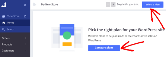 Select a BigCommerce Plan Select a BigCommerce Plan
