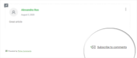 Subscribe to comments in Thrive Comments Subscribe to comments in Thrive Comments