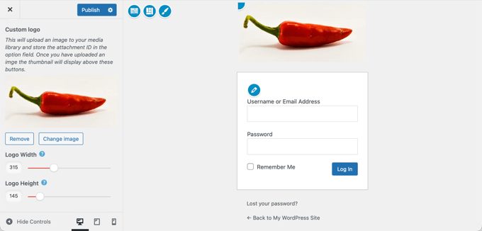 Încarcă logo personalizat pe pagina de autentificare Încarcă logo personalizat pe pagina de autentificare
